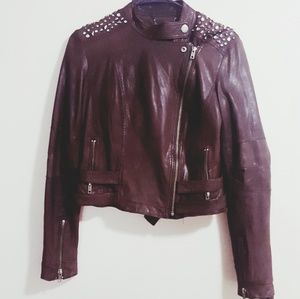 Leather jacket